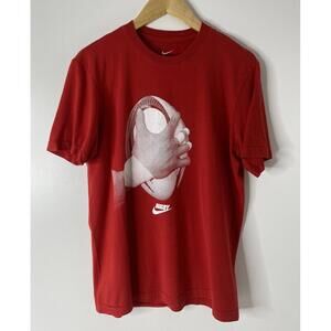 Nike Rugby Shirt Adult Medium Red & White Swoosh Medium Rare